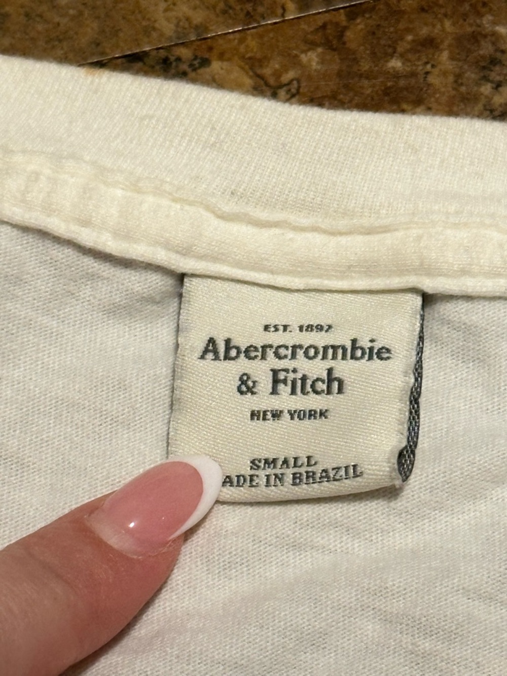 Abercrombie & Fitch Vintage Y2K You Can Trust Me I'm Not Blonde Tee S RARE - Picture 3 of 8
